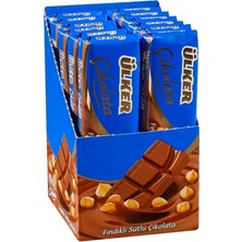 Ülker Sütlü Fındıklı Baton Çikolata 30G - Yumuşacık Lezzet 2'li Ekonomik Paket