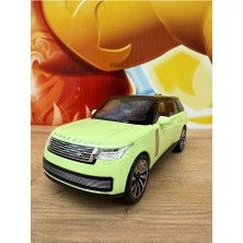 Scntoys Range Rover Sport Model Araba Yeşil Plastik Sesli Işıklı Açılan Kapılar Range Rover Araba
