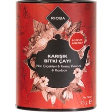 Rioba Rıoba Karışık Bitki Çayı 75 G Nar Çiçekleri, Kırmızı Pancar ve Roybos 2'li Ekonomik Paket