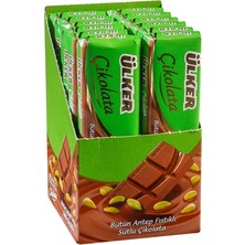 Ülker Antep Fıstıklı Baton Çikolata 30G - Yumuşak ve Lezzetli 2'li Ekonomik Paket