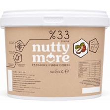 Nutty More Nuttymore Beyaz Parçacıklı Fındık Ezmesi 5 kg