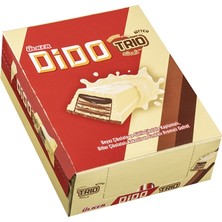 Ülker Dido Beyaz Çikolatalı Gofret 24X36,5 G Trio 3'li Ekonomik Paket