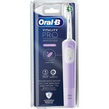 Oral-B Vitality Pro Şarjlı Diş Fırçası Lila - Derin Temizlik 2'li Ekonomik Paket