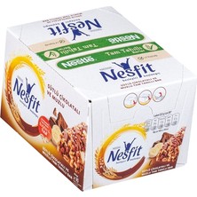 Nestlé Nesfit Tam Tahıllı Bar Muzlu Çikolatalı 24 G - Pratik Atıştırmalık 2'li Ekonomik Paket