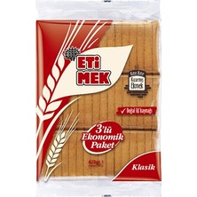 Eti Etimek Kızarmış Ekmek 3lü 429G Klasik Kıtır Lezzet 3'li Ekonomik Paket