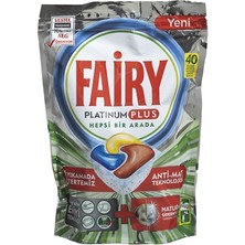 Fairy Platinum Plus Bulaşık Makinesi Tableti 40LI - Yeni Gibi Tertemiz Bulaşıkla 3'li Ekonomik Paket