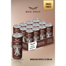 Max Brew Mocha Soğuk Kahve 250 ml 12 Adet