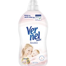 Vernel Max Konsantre Yumuşatıcı 1,44L Sensitive Hassas Ciltler Için 3'li Ekonomik Paket