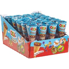 Şölen Ozmo Kornet Gofret 24X25G Sütlü Çikolata Kaplı Külah Bisküvi 8'li Avantaj Paketi