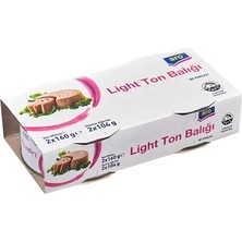 Aro Ton Balığı 2'li 160G Light - Yağı Azaltılmış Konserve Balık 8'li Avantaj Paketi