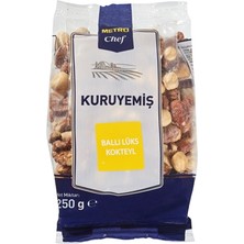 Metro Chef Ballı Kuruyemiş Karışık 250 G - Lezzetli Atıştırmalık 5'li Avantaj Paketi