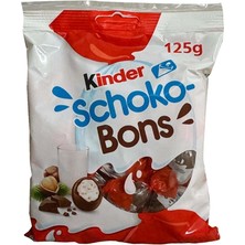 Kinder Schoko Bons 125 G Sütlü Çikolata Topları Atıştırmalık 2'li Ekonomik Paket