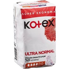 Kotex Ultra Süper Ekonomik Hijyenik Ped Normal 24'lü 2'li Ekonomik Paket