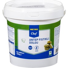 Metro Chef Antep Fıstığı Dolgusu 1 kg Glutensiz 3'li Ekonomik Paket