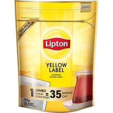 Lipton Yellow Label Jumbo Demlik Poşet Çay 30*25 G - Kadifemsi Lezzet 5'li Avantaj Paketi