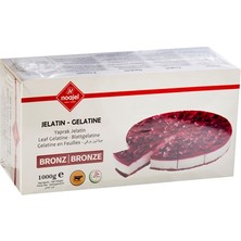 Noajel Yaprak Jelatin 1 kg Bronz - Pastacılık Için Kıvam ve Parlaklık