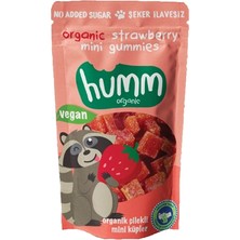 Humm Yumuşak Şeker 30 G Çilekli Organik Vegan Mini Küpler 8'li Avantaj Paketi