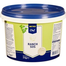 Metro Chef Ranch Sos 2 kg - Kremsi ve Hafif Ekşi Lezzet 3'li Ekonomik Paket