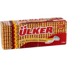 Ülker Petibör Bisküvi 16X175 G Çifte Kavrulmuş 2'li Ekonomik Paket