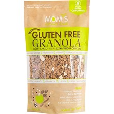 Mom's Natural Foods Moms Natural Glutensiz Granola Elma Tarçın 300 G - Vegan Yüksek Lif 2'li Ekonomik Paket