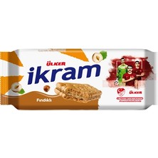 Ülker Ikram Kremalı Bisküvi 24X84G Pralinli Sandviç Bisküvi 2'li Ekonomik Paket