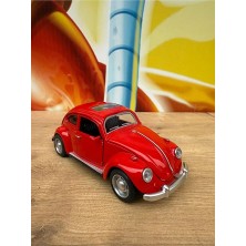 Scntoys Vosvos Diecast Model Araba Kaplumbağa Wolkswagen Klasik Model Araba Sesli Işıklı