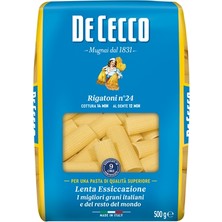 De Cecco Rigatoni Makarna 500 G - Italyan Lezzeti Tüp Makarna 2'li Ekonomik Paket