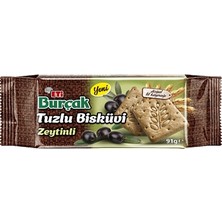 Eti Burçak Tuzlu Zeytinli Bisküvi 91 G - 18'li Paket 4'li Avantaj Paketi