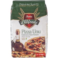 Pasta D'Alfredo D'alfredo Pizza Unu 2kg - Ince ve Çıtır Pizza Hamuru Için Özel Un 3'li Ekonomik Paket