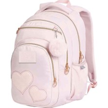Coral High Blush Heart Pembe Okul Sırt Çanta 24464