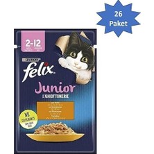 Felix Tavuk Etli Yavru Kedi Konservesi 85 gr x 26 Adet
