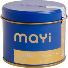 Mayi Tuz 80 gr Trüflü Yaprak Tuz Türkiye Menşeli Poy Baharatı Doğal ve Katkısız