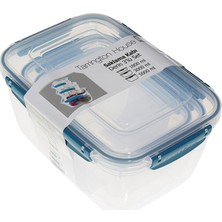 Tarrington House Dikdörtgen Saklama Kabı 3'lü Set - 975/1675/2725 ml