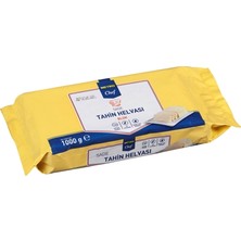 Metro Chef Sade Helva 1 kg - %100 Susam Tahinli Geleneksel Lezzet 2'li Ekonomik Paket
