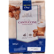 Metro Chef Cantuccini 500 G - Bademli Italyan Usulü Bisküvi 3'li Ekonomik Paket