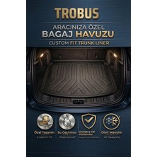 Trobus Seat Leon Stw Üst Bagaj 2013-2020 Bagaj Siyah Bagaj Havuzu