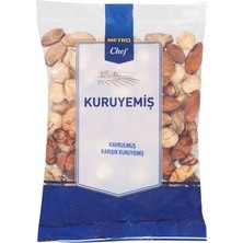 Metro Chef Kavrulmuş Karışık Kuruyemiş 100 G - Antep Fıstıklı, Fındıklı, Bademli 4'li Avantaj Paketi
