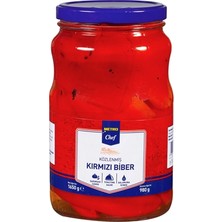 Metro Chef Közlenmiş Kırmızı Biber 1650 G - Pratik ve Lezzetli Kapya Biber 2'li Ekonomik Paket