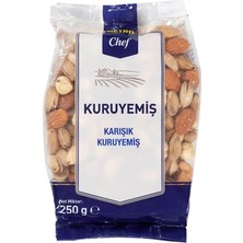Metro Chef Kavrulmuş Kuruyemiş 250 G - Antep Fıstığı, Badem, Fındık, Kaju 2'li Ekonomik Paket
