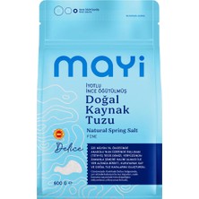 Mayi Tuz Mayi Sofra Tuzu İyotlu 600 gr Kutu Doğal Kaynak Tuz Kullanımı İçin İdeal