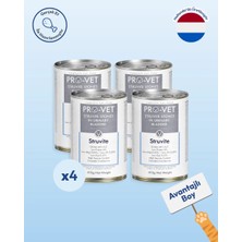 PRO-VET Struvite Urinary Idrar Yolu Destekleyici Veteriner Kedi Yaş Maması 415 gr x 4 Adet