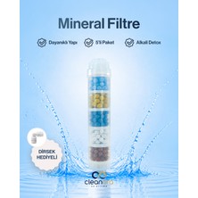 Cleanara 5’li Mineral Filtre – Alkali Detox Su Arıtma Filtresi