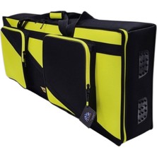 Yamaha Psr SX900, A3000, A5000 Keyboard Orglar Için Uyumlu Soft Case Taşıma Çantası Crossline Sarı