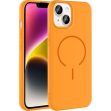 Lyon Tech Apple iPhone 13 ve 14 Uyumlu Zore Meta M-Safe Şarj Özellikli Kamera Korumalı Yumuşak Silikon Kılıf
