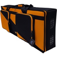 Yamaha Psr SX900, A3000, A5000 Keyboard Orglar Için Uyumlu Soft Case Taşıma Çantası Crossline Turuncu