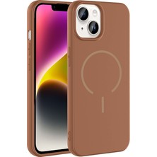 Lyon Tech Apple iPhone 13 ve 14 Uyumlu Zore Meta M-Safe Şarj Özellikli Kamera Korumalı Yumuşak Silikon Kılıf