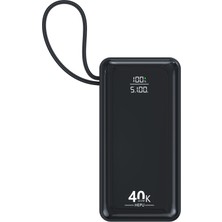 HEPU POWERBANK 40.000 mAh HP-254 Hızlı Şarj LED Dijital Ekran Akıllı Koruma Sistemi