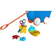 Maison Luré Kovalı Mavi Vagon - Renkli ve Dayanıklı Plaj Oyuncağı Plaj Oyuncakları