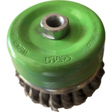 Ctm 65 mm Paslanmaz Burgulu Çanak Fırça 20 Adet