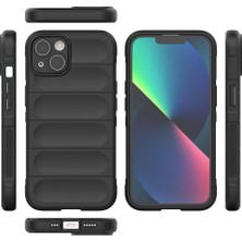 Lyon Tech Apple iPhone 13 ve 14 Uyumlu Zore Etnik Esnek Tpu Oyuklu Arka Yüzey Kamera Korumalı Silikon Kılıf